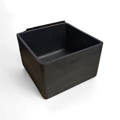 Custom Clay Graphite Crucible Graphite Vacuum Crucible With Lid High Purity Graphite Crucible