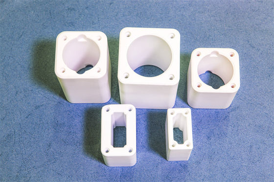 Abrasion Resistant 95% Alumina Custom Ceramic Fuse With Holes For Fuse Protection