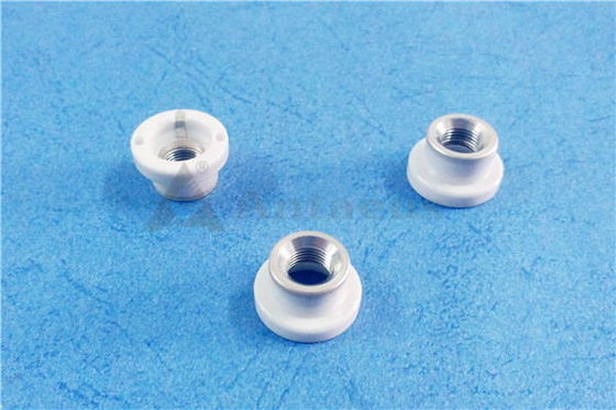 Metallized Precision Alumina Ceramic Insulator Components For Electronics